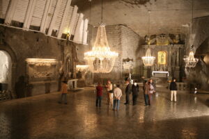 Wieliczka - st Kinga chapel 100m under the earth