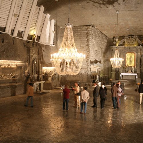 Wieliczka - st Kinga chapel 100m under the earth